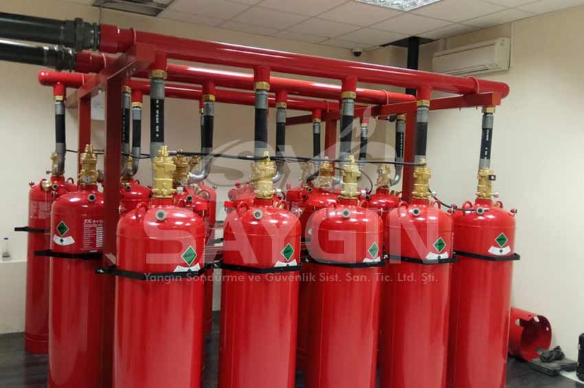 Temiz Gazlı Söndürme Sistemleri Çalışma Prensibi - Saygın Yangın